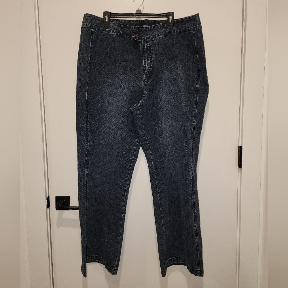 Venezia Dark Blue Straight Leg Jeans